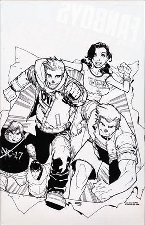 Fanboys vs Zombies issue 2-F Humberto Ramos 1:25 Virgin Sketch Cover