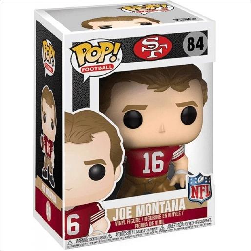 Pop! Football (NFL) figure 84 Joe Montana