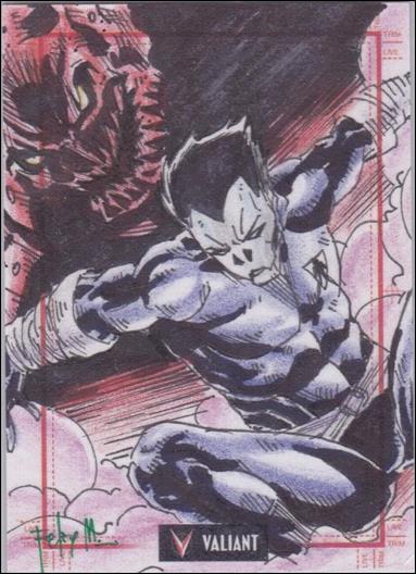 2013 Valiant Comics Preview Trading Card Set (Sketch Card Subset) card FM-17