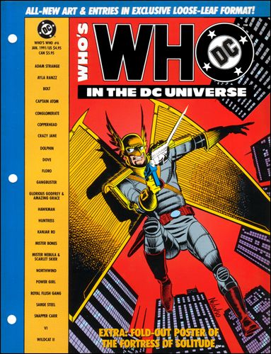 Who's Who In the DC Universe issue 6 Looseleaf Binder Format
