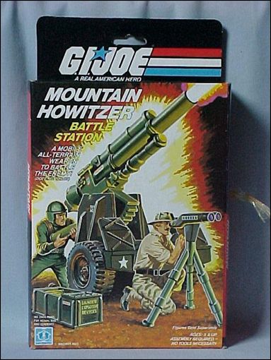 G.I. Joe: A Real American Hero 3 3/4" Basic Vehicles and Playsets figure 40 Mountain Howitzer Battle Station