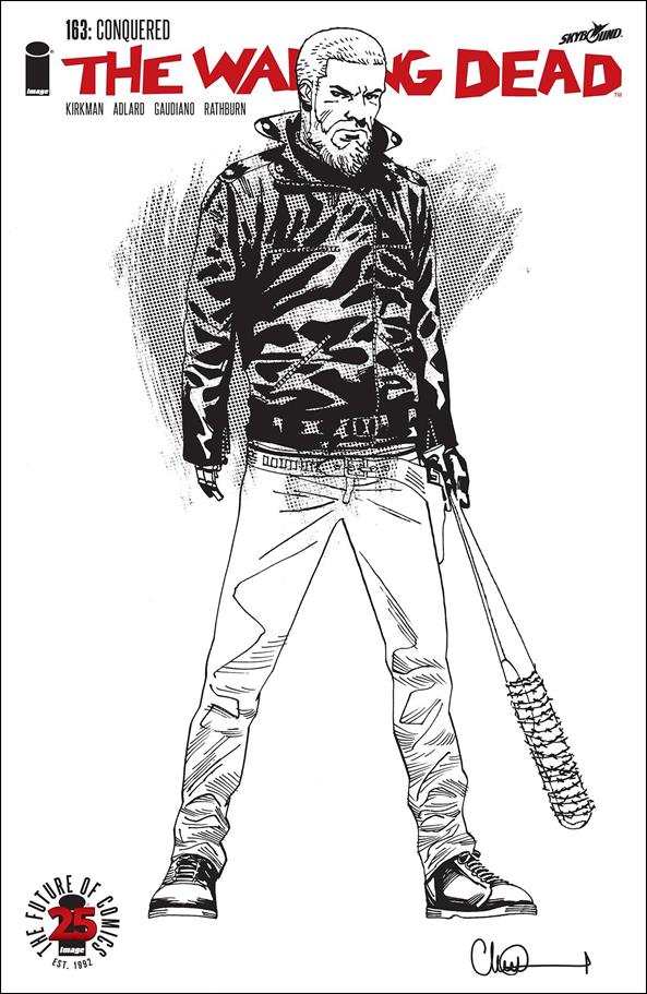 Walking Dead (2003) issue 163-C Charles Adlard 1:500 Black and White Cover