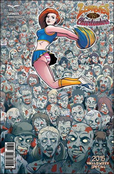 Zombies vs Cheerleaders: Halloween Special issue 2015-D Matt Hebb Cover