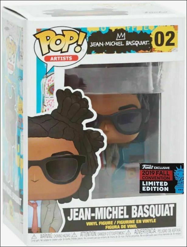 POP! Artists figure 2-B Jean-Michel Basquiat Fall Convention Exclusive