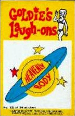 Laugh-In  (Sticker Set) card 22 Heavenly Body