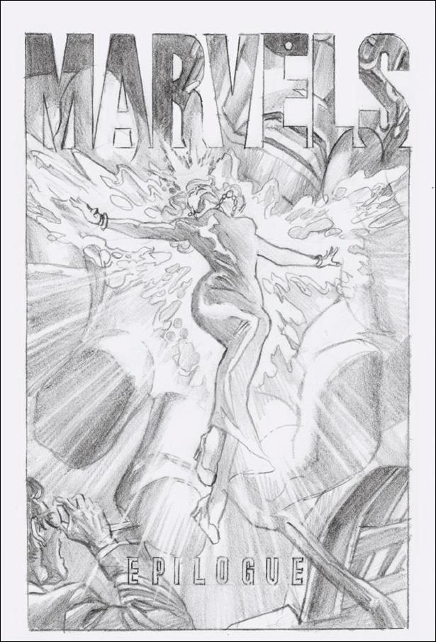Marvels Epilogue issue 1-H Alex Ross 1:200 Sketch Cover