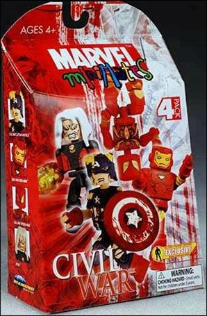 Marvel Minimates (Box Sets) figure 6 Civil War 4-Pack 1/2000 (NYCC Exclusive)