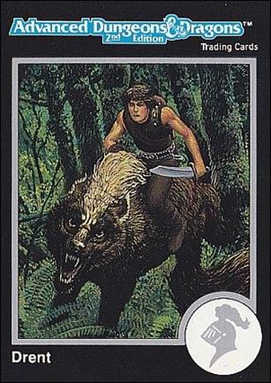 TSR 1991 Trading Cards Premier Edition Factory Set (Base Set) card 49 Advanced Dungeons & Dragons - Drent
