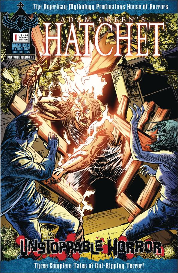 Hatchet: Unstoppable Horror issue 1-B Cyrus Mesarcia Cover