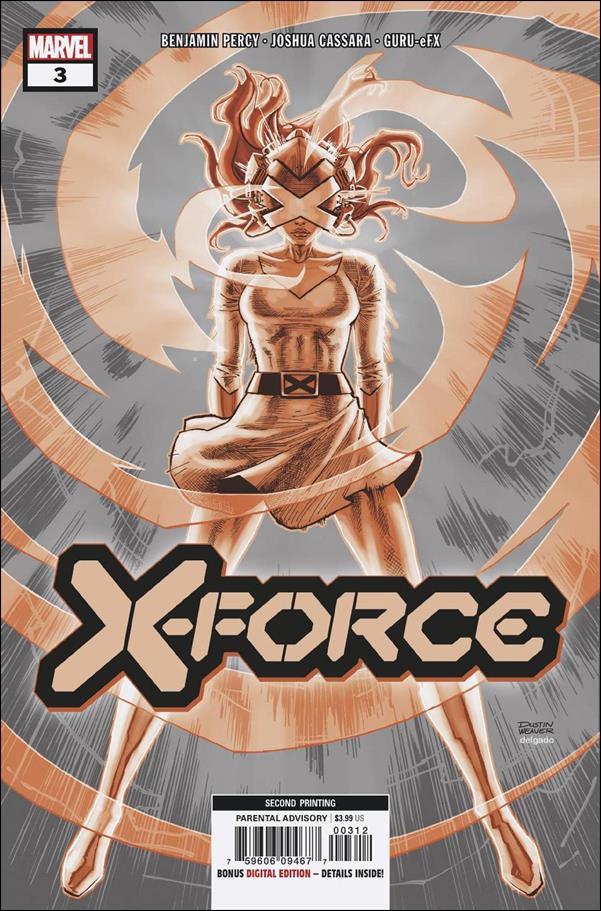 X-Force (2020) issue 3-B Gray & Orange Cover (2nd Printing)