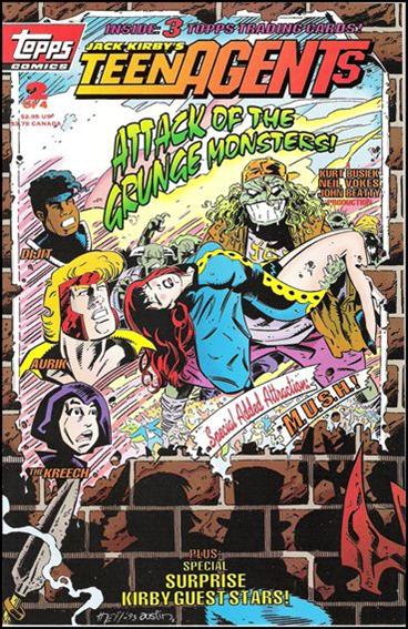 Jack Kirby's Teenagents issue 2 Polybagged with Trading Cards
