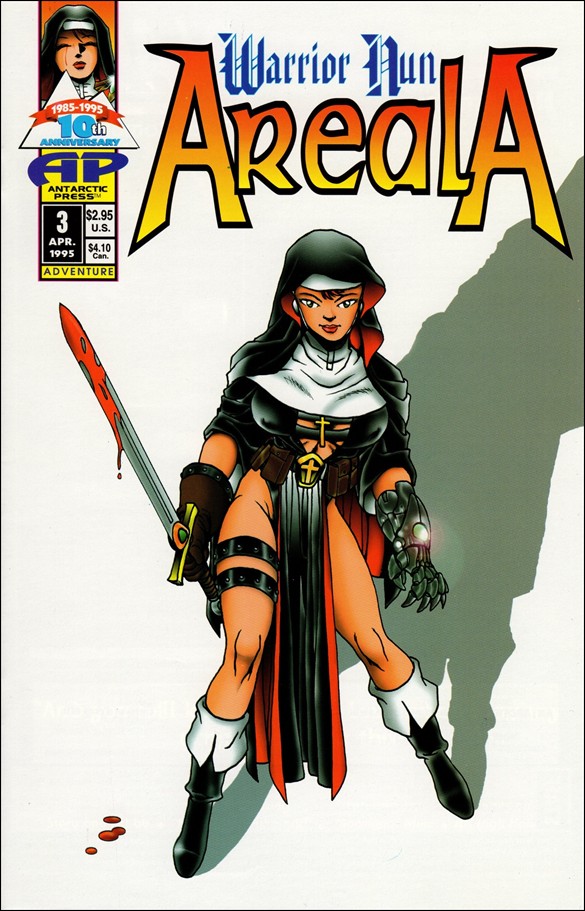 Warrior Nun Areala (1994) issue 3 Standard Cover