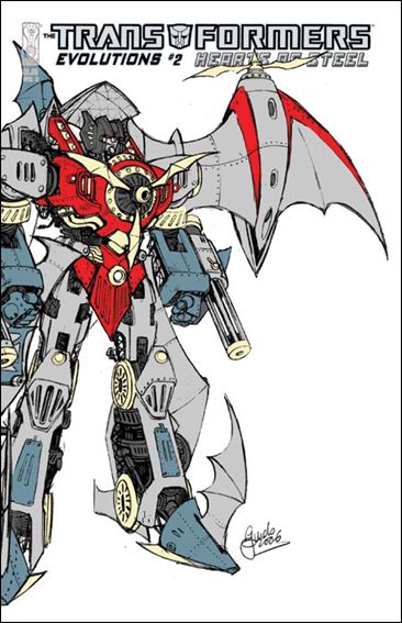 Transformers: Evolutions issue 2-B Starscream Design Cover
