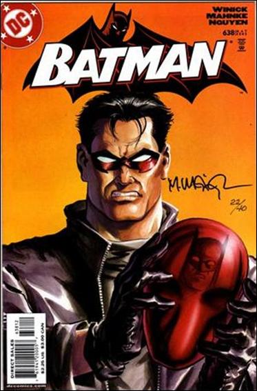 Batman (1940) issue 638-C DF Red Hood Cover (Signed By Matt Wagner) 1/40