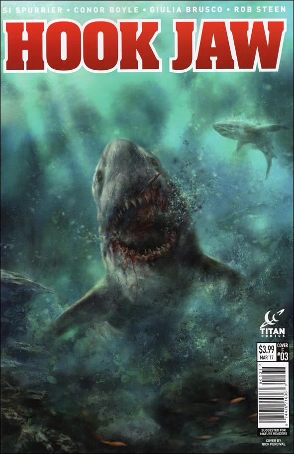 Hook Jaw issue 3-C Nick Percival Cover
