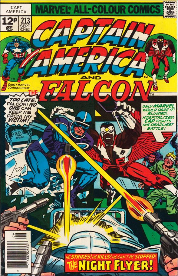 Captain America (1968) issue 213-C UK Price Cover