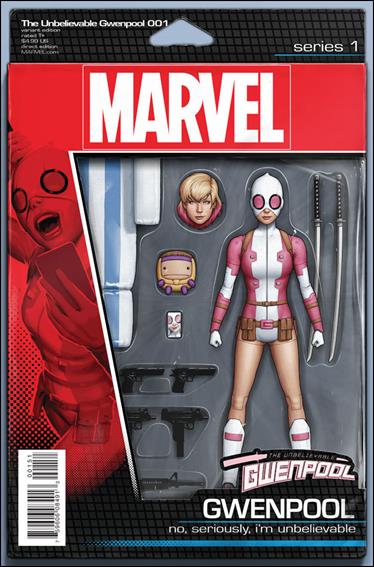 Unbelievable Gwenpool issue 1-F John Tyler Christopher Action Figure Cover