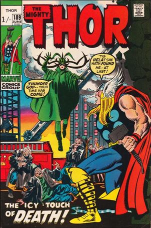 Thor (1966) issue 189-B UK Price Cover