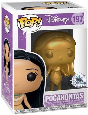 POP! Disney figure 197-B Pocahontas (Gold) Disney Store Exclusive