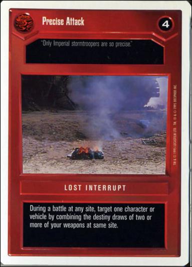 Star Wars: Premiere Unlimited (Base Set) card 94 Precise Attack