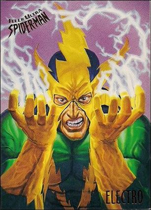 Fleer Ultra Spider-Man (Base Set) card 21 Electro