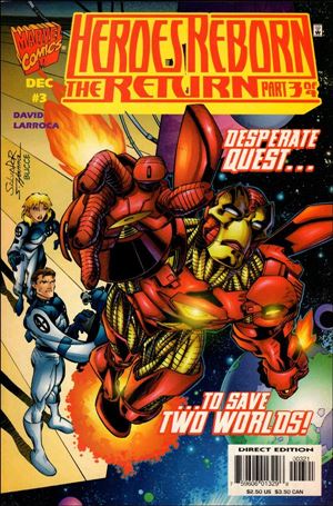 Heroes Reborn: The Return issue 3-B Fantastic Four & Iron Man Cover