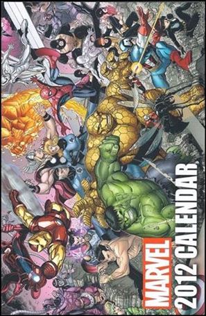 Marvel Calendar, 2012 Cover Image 1