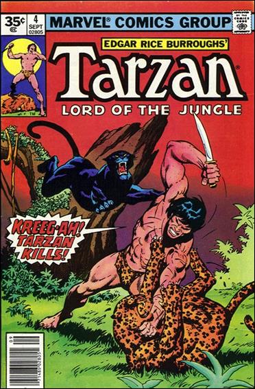 Tarzan (1977) issue 4-B 35 Cent Price Cover