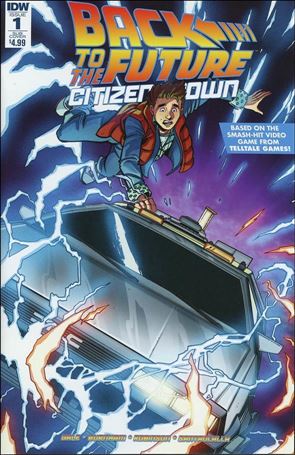 Back to the Future: Citizen Brown issue 1-B Anthony Marques Subscription Cover