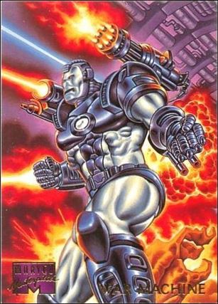 1995 Marvel Masterpieces (Base Set) card 111 War Machine