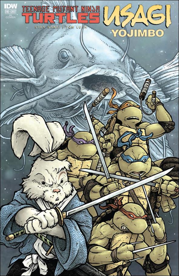 Teenage Mutant Ninja Turtles / Usagi Yojimbo issue 1-C David Petersen 1:10 Cover