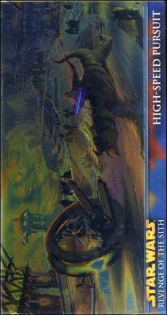 Star Wars: Revenge of the Sith Widevision (Chrome Art Retail Subset) card R6 High-Speed Pursuit