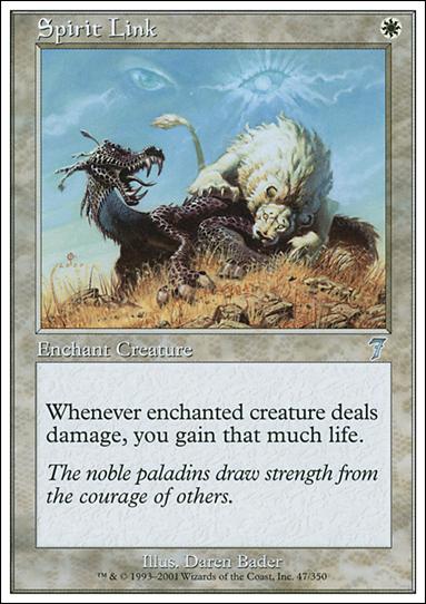 Magic the Gathering: 7th Edition (Base Set) card 47 Spirit Link