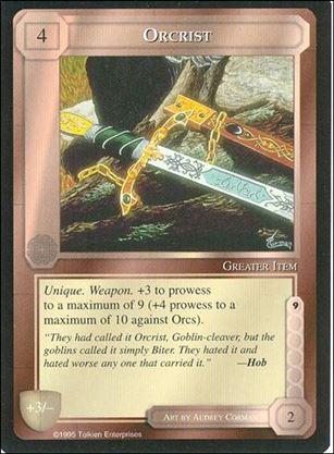 Middle-Earth: The Wizards (Base Set) card 329 Orcrist