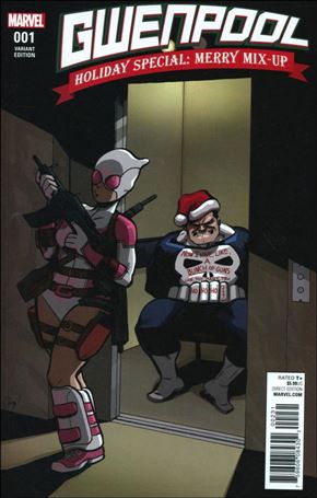 Gwenpool Holiday Special Merry Mix Up issue 1-C Chip Zdarsky 1:100 Cover