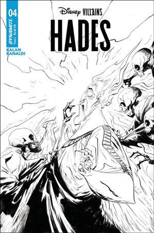 Disney Villains: Hades issue 4-F Jae Lee 1:10 Line Art Cover