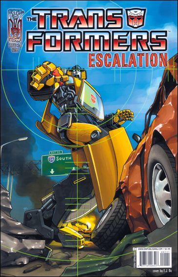 Transformers: Escalation issue 1 E.J. Su Standard Cover