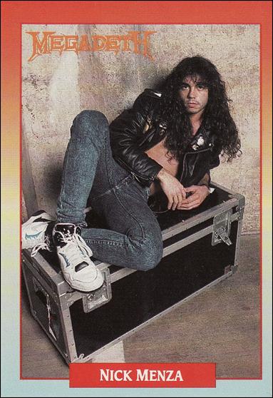 Rock Cards (Base Set) card 14 Nick Menza