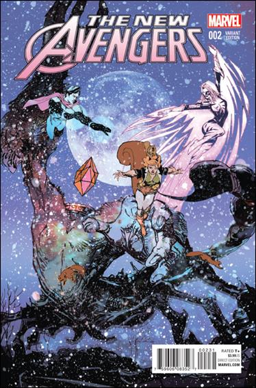 New Avengers (2015) issue 2-C Bill Sienkiewicz 1:25 Cover
