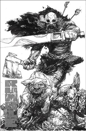 Rumble (2017) issue 16 Gerardo Zaffino Black & White Cover