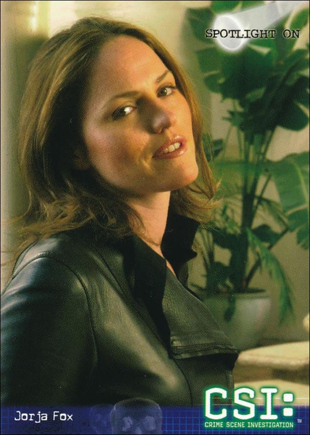 CSI: Crime Scene Investigation - Series Two (Base Set) card 61 Spotlight On Jorja Fox