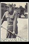 Gomer Pyle (Base Set) card 11 The Sergeant is All For Safety. He said Dig a Hole