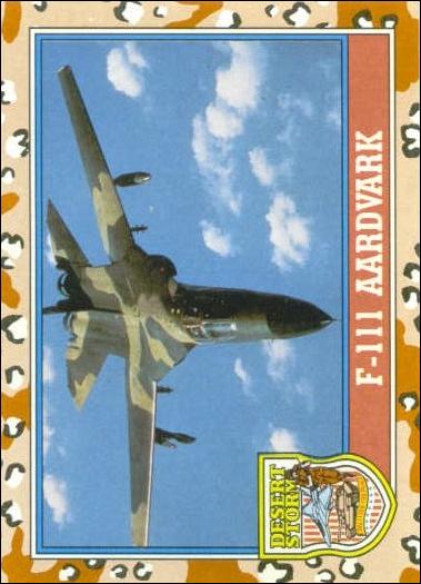 Desert Storm: Series 2 (Base Set) card 133 F-111 Aardvark