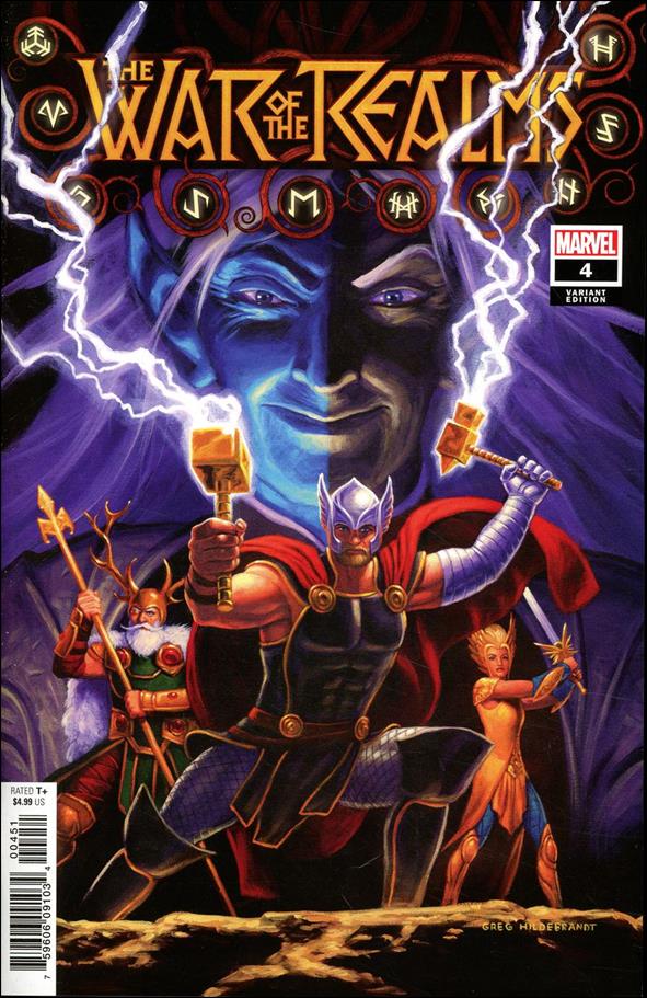War of the Realms issue 4-G Greg Hildebrandt 1:50 Cover