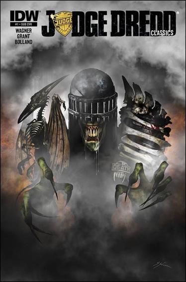 Judge Dredd Classics: The Dark Judges issue 1-B Sam Shearon Subscription Cover