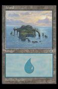 Magic the Gathering: Portal (Base Set) card 197-D Island