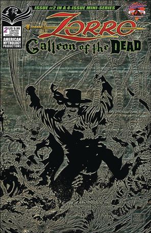 Zorro: Galleon of the Dead issue 2-B Pulp Cover 1/350