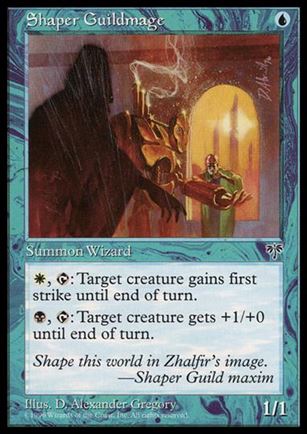 Magic the Gathering: Mirage (Base Set) card 91 Shaper Guildmage