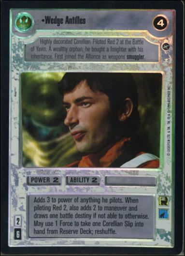Star Wars: Reflections: A Collector's Bounty (Base Set) card 84 Wedge Antilles
