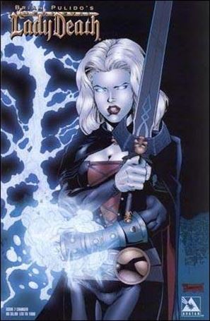 Brian Pulido's Medieval Lady Death issue 7-D Charged Cover 1/1000